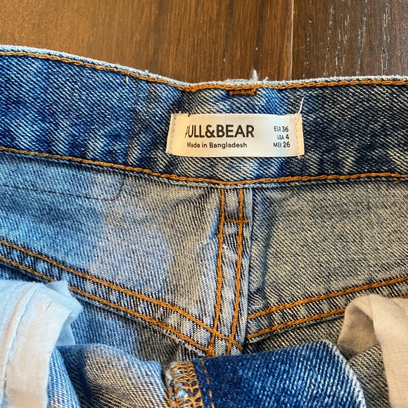 Pull and beat jean shorts - denim - Picture 3 of 3